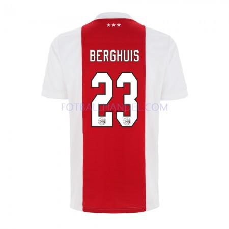 Herre Fotballdrakter AFC Ajax Steven Berghuis 23 Hjemme 2021-22 Kortermet